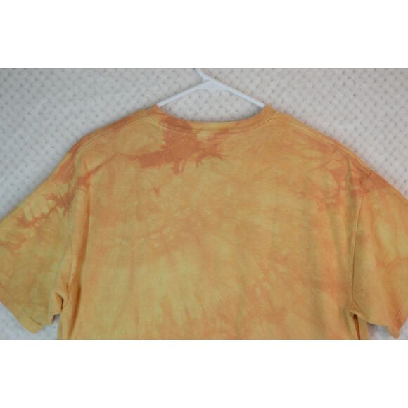 The Mountain Men's Large Yellow Horses Short Sleeve T-Shirt Y2K - Picture 6 of 9